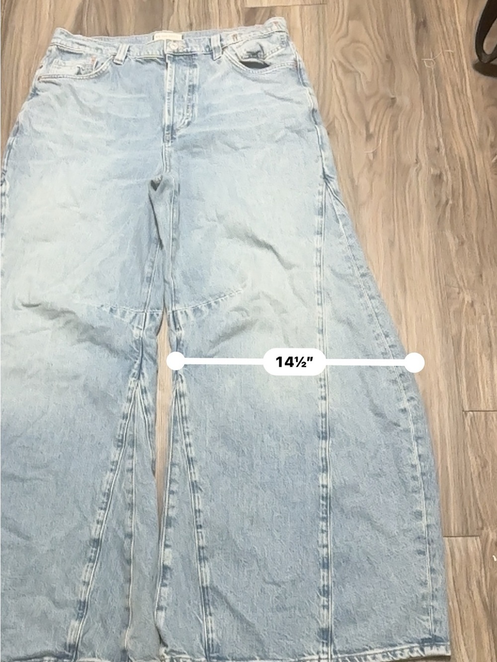 We The Free Wide-Leg High Waist Jeans – Statement Panelled Denim. - Picture 9 of 16